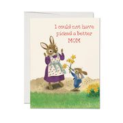 Richard Scarry Daffodil Mom Greeting Card