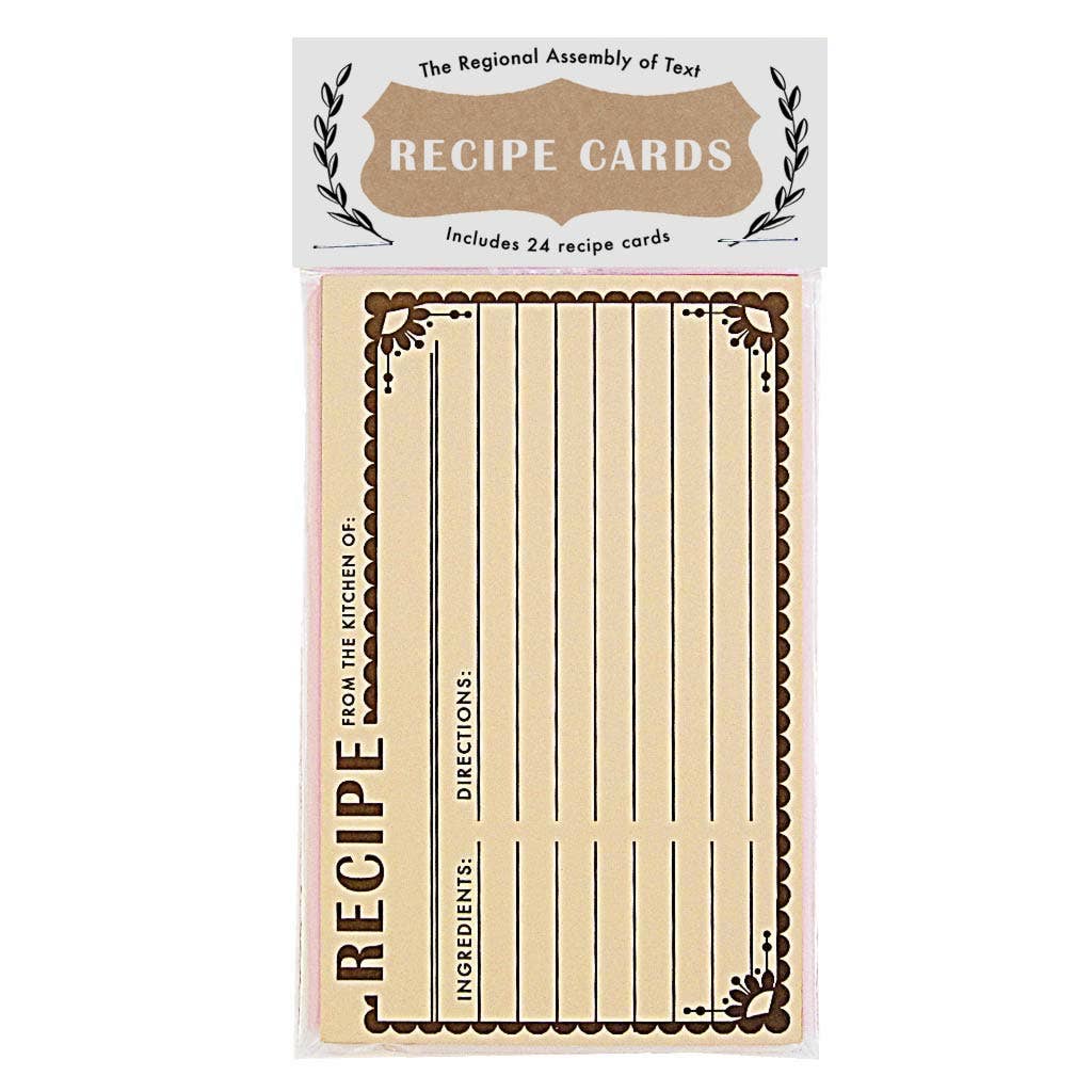 Recipe Cards