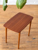 Danish Side Table In Teak And Beech #001