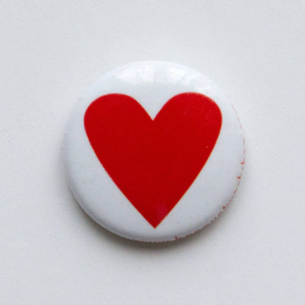 Red Heart Pin / Button