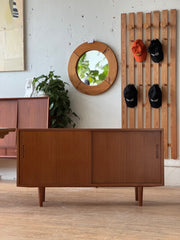 Danish Modern Sideboard in Walnut by Carlo Jensen
