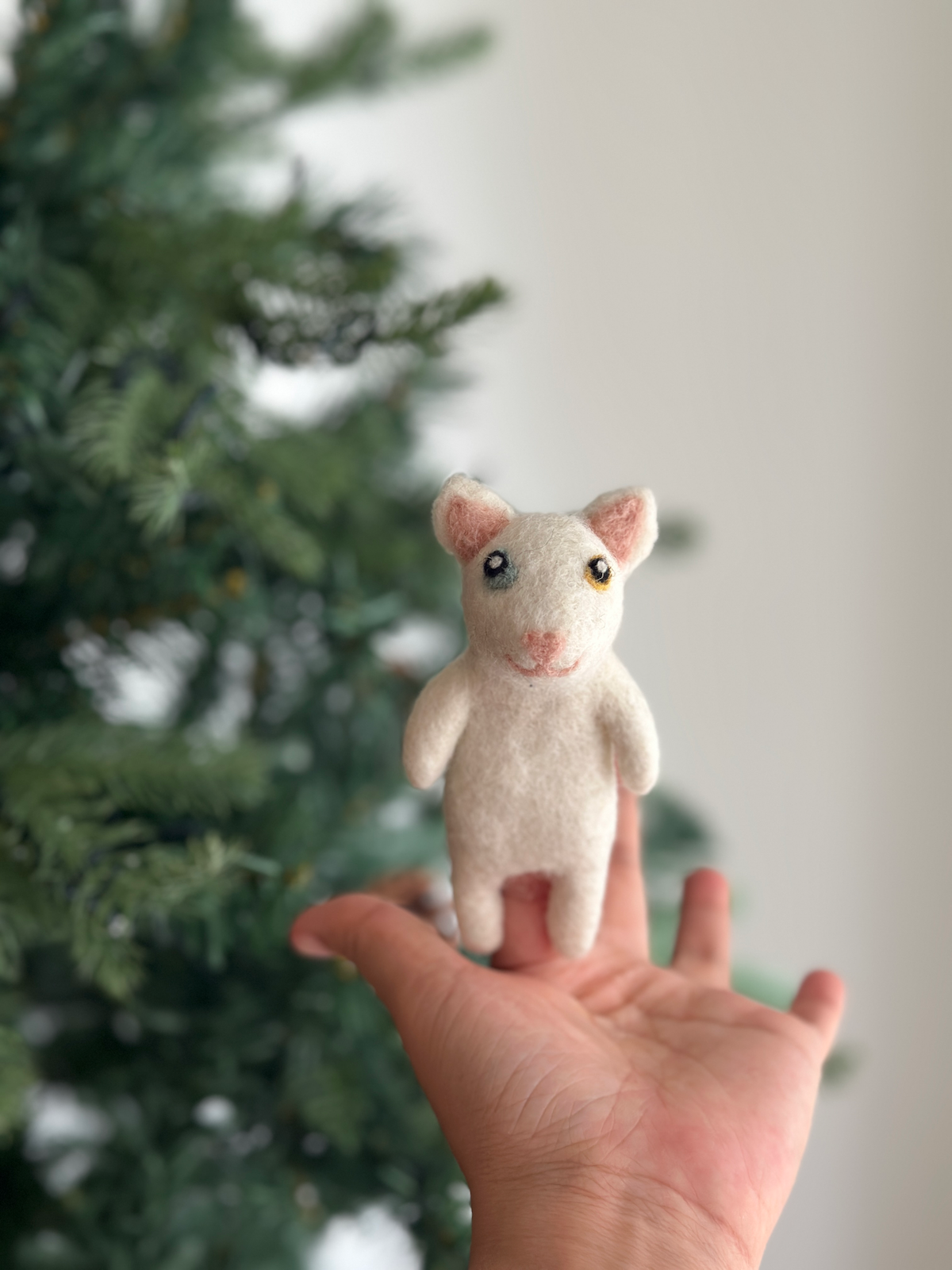 Felt Cat Finger Puppet Set