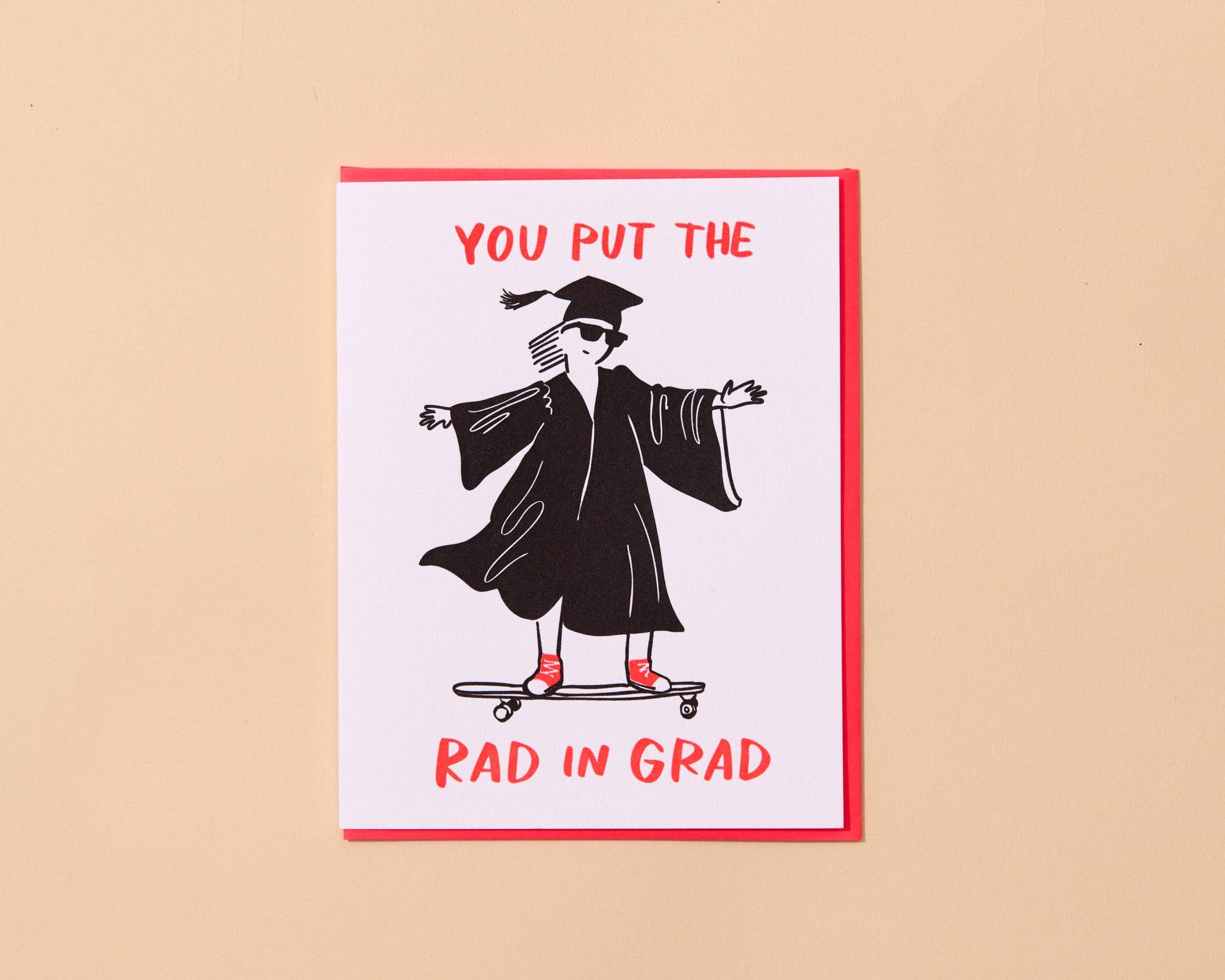 grad card sentiments Letterpress Graduation CardRad in (Modern, Congrats) highly detailed impressions for a professional finish Graduation Cards Golden Age