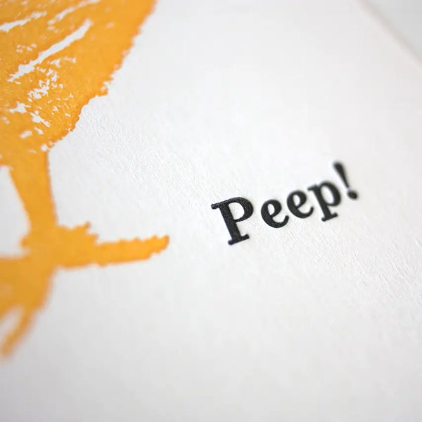 Peep! Chick Card