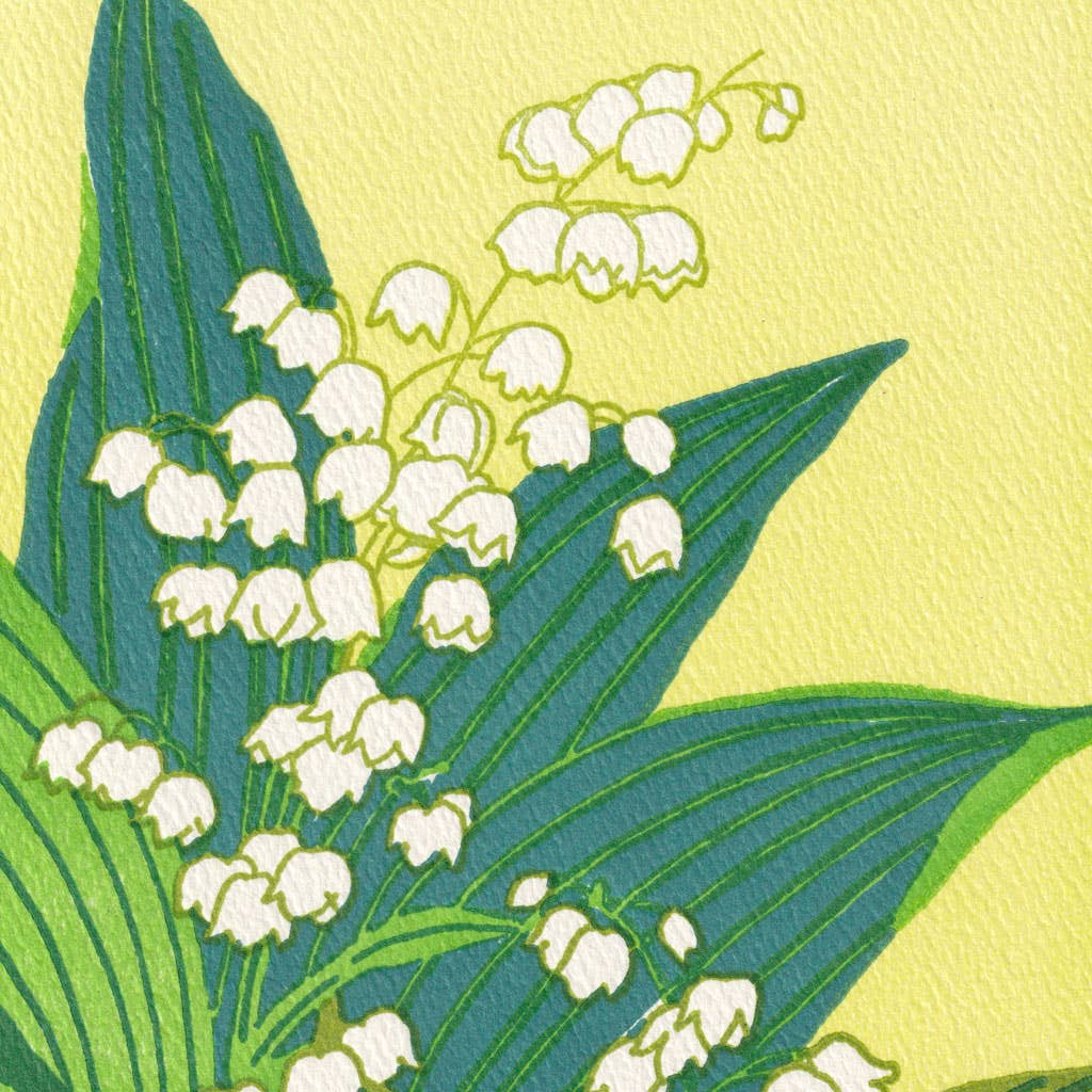 Lily of the Valley Greeting Card