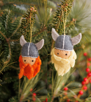Felt Viking Ornament