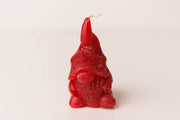 Red Gnome Candle