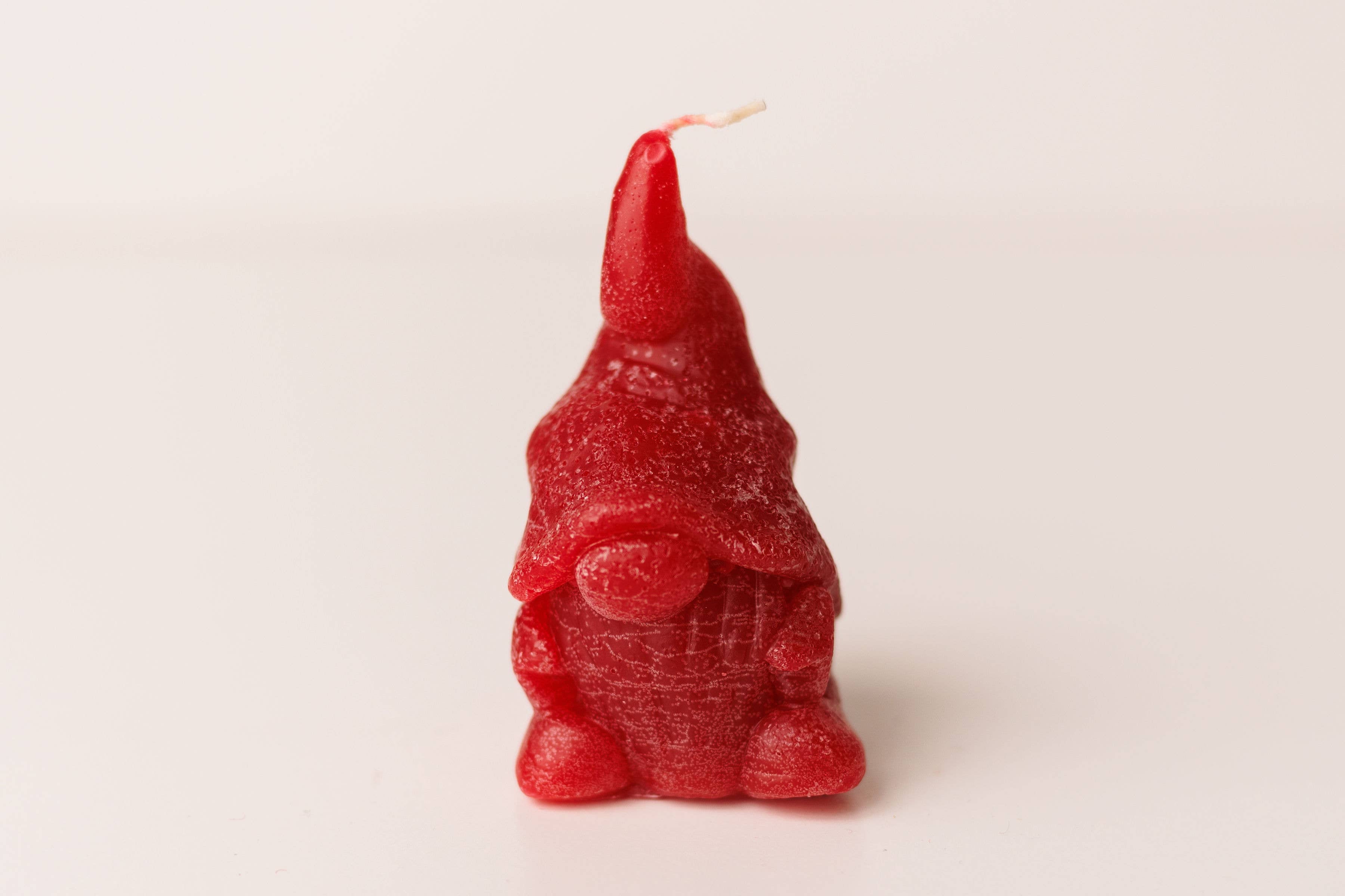 Red Gnome Candle