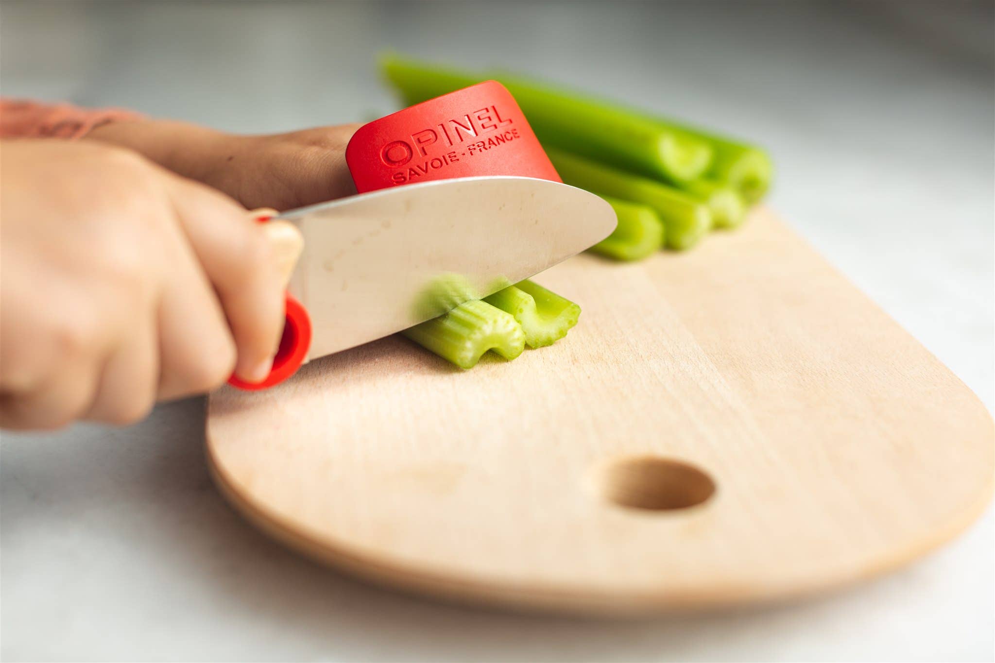 Le Petit Chef 3pc Knife Set: Green