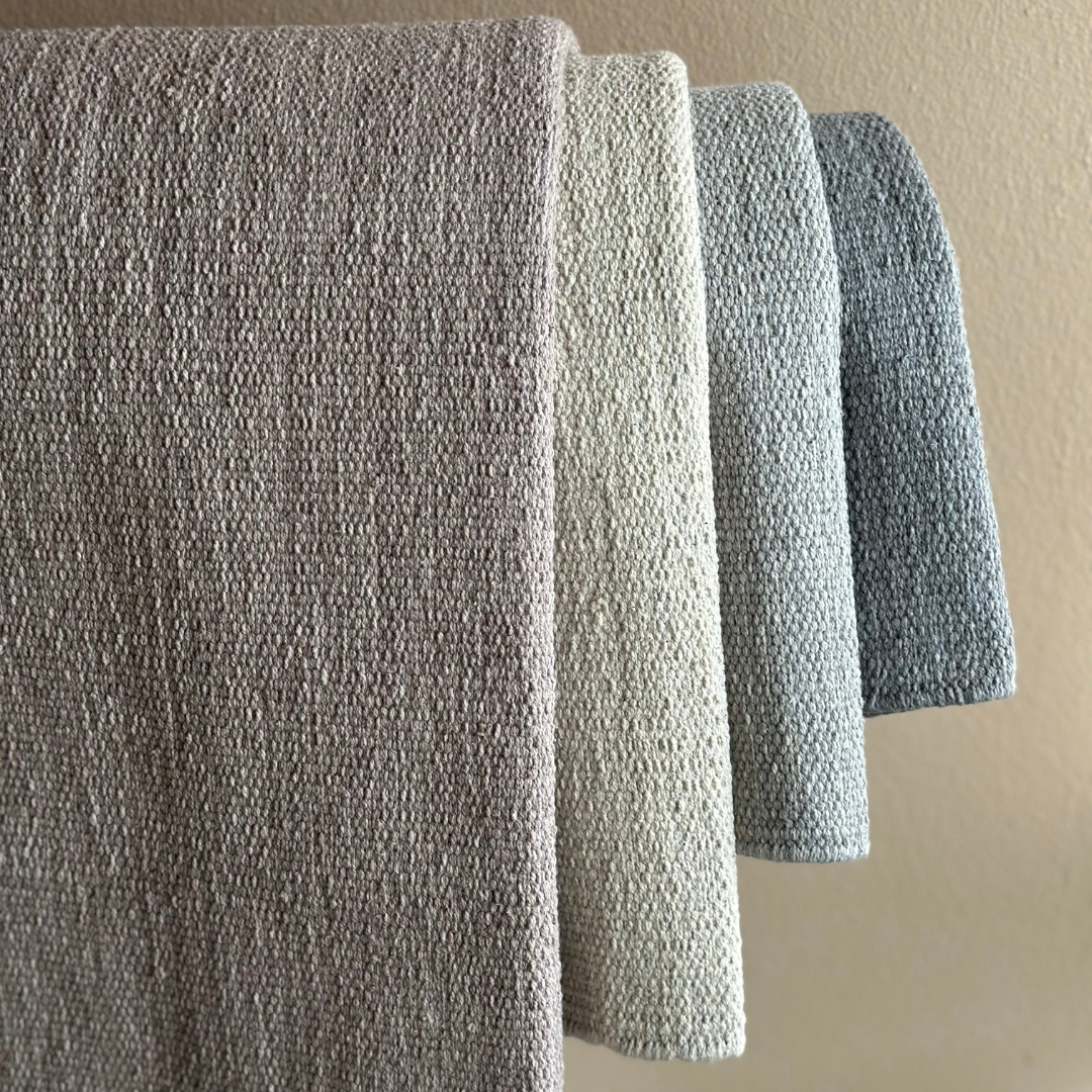 Cotton Rug | Melange Light Gray