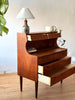 Danish Teak Secretary Desk / Vanity #155