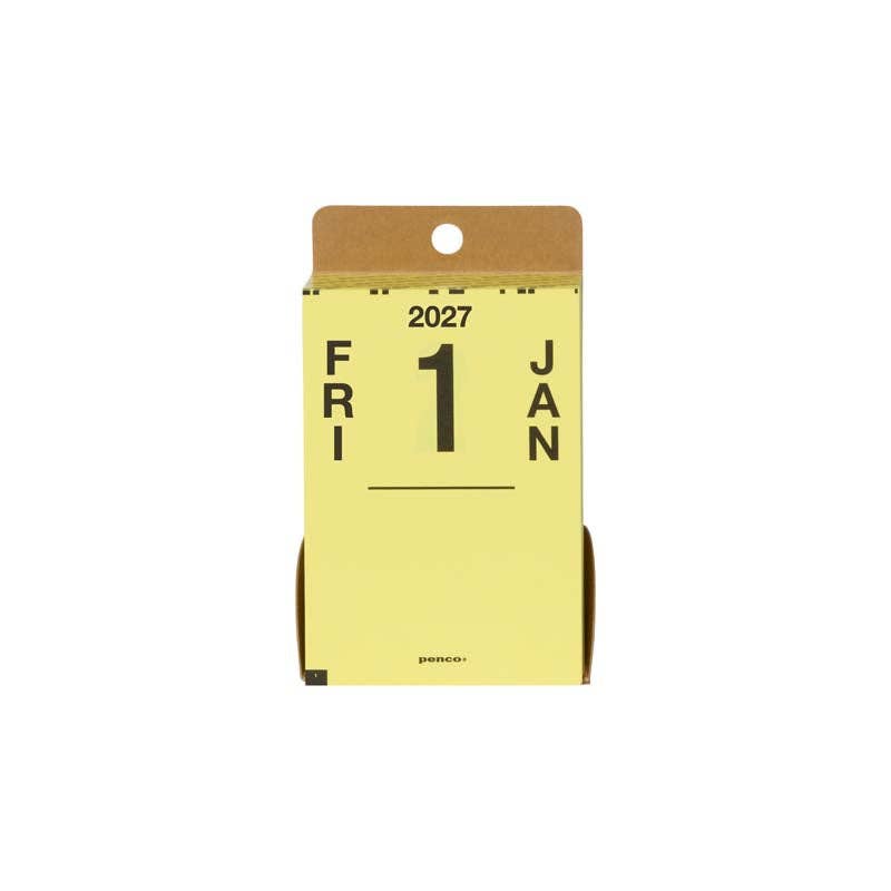 2027 Memo Block Calendar