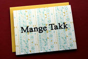 Mange Takk-Many Thanks In Norwegian