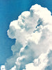 Southwest Clouds Cumulus Congestus - Art Risograph Print