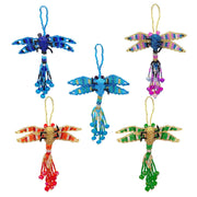 Beaded Dragonfly Seed Bead Ornament