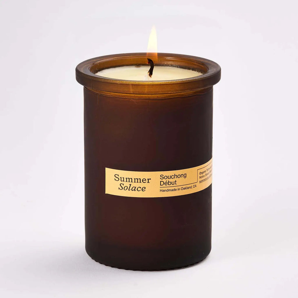 Souchong Debut (Black Tea and Vetiver) Candle - Regenerative Tallow and Beeswax