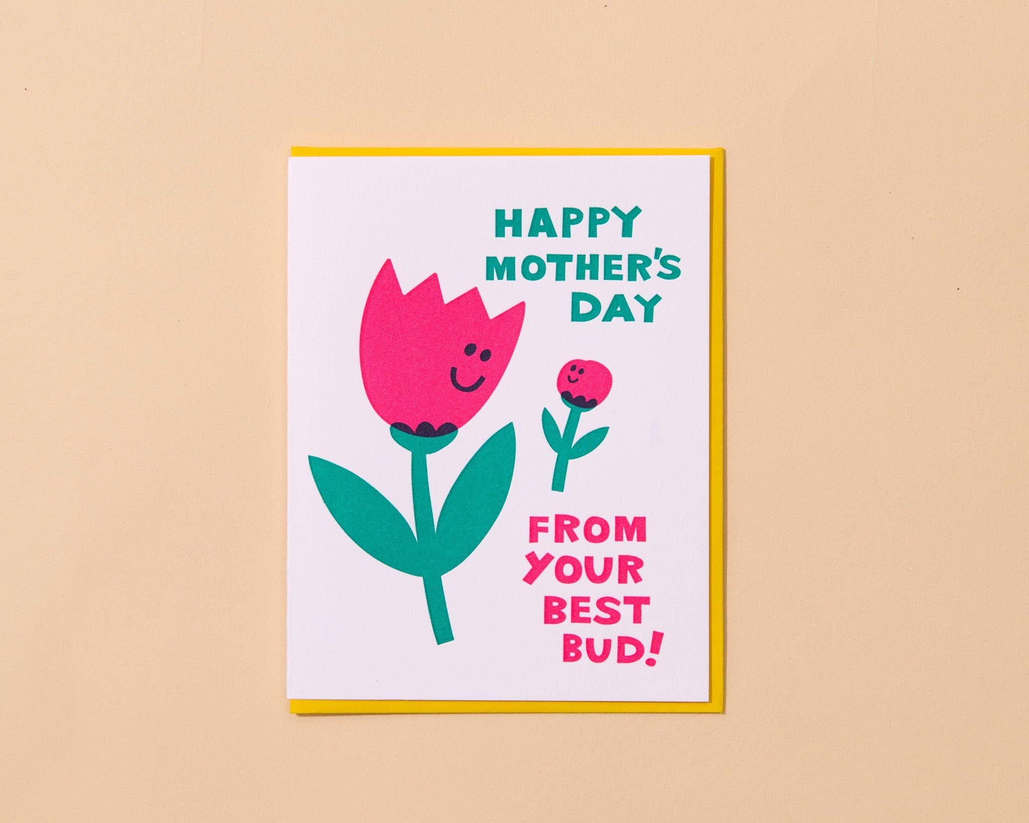 Best Buds Mother’s Day Letterpress Card