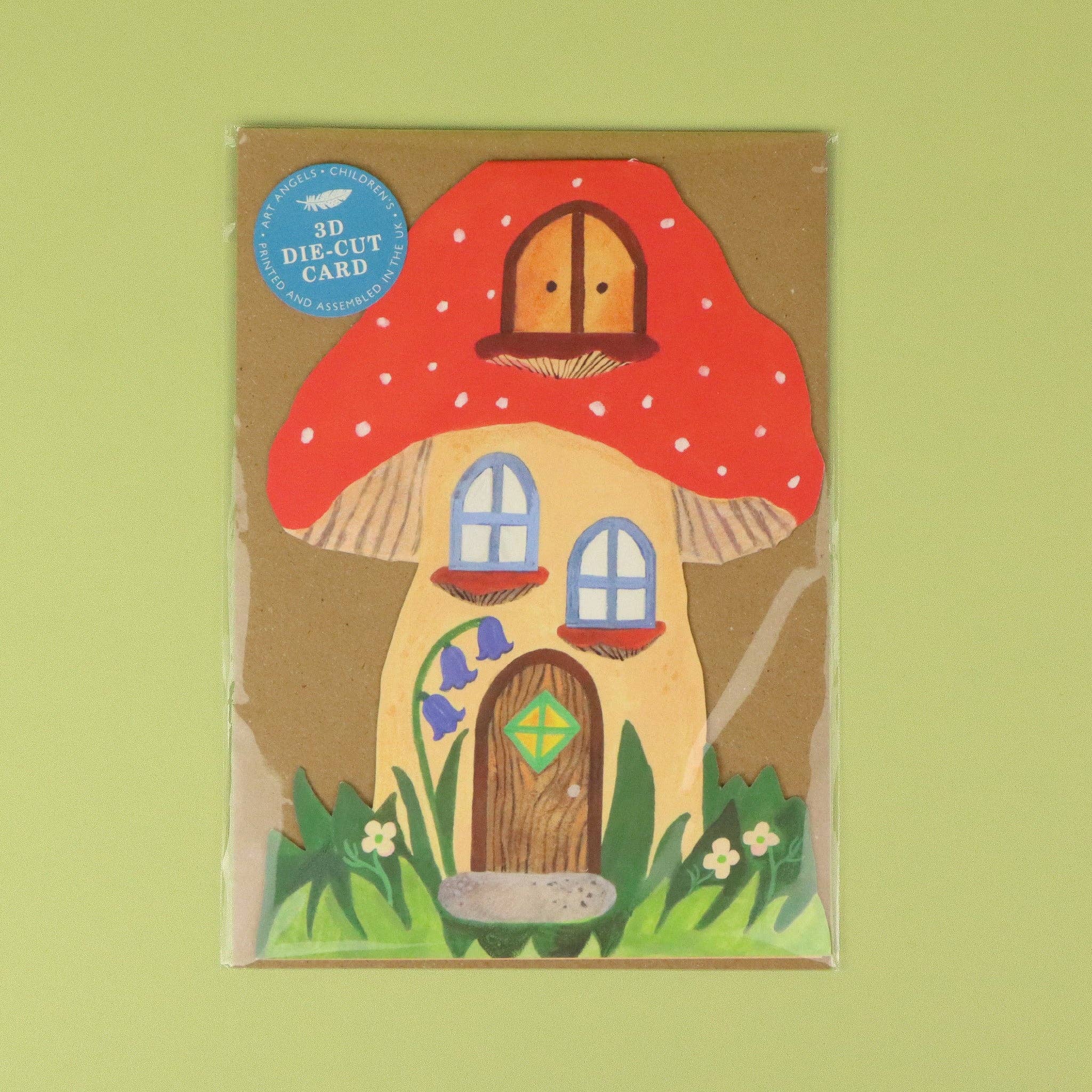 Toadstool Cottage Card
