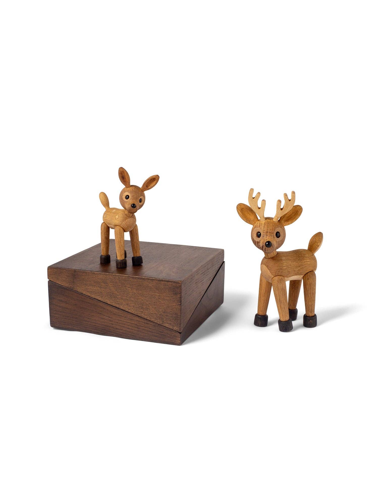 "Spot" Wooden Deer Figurine