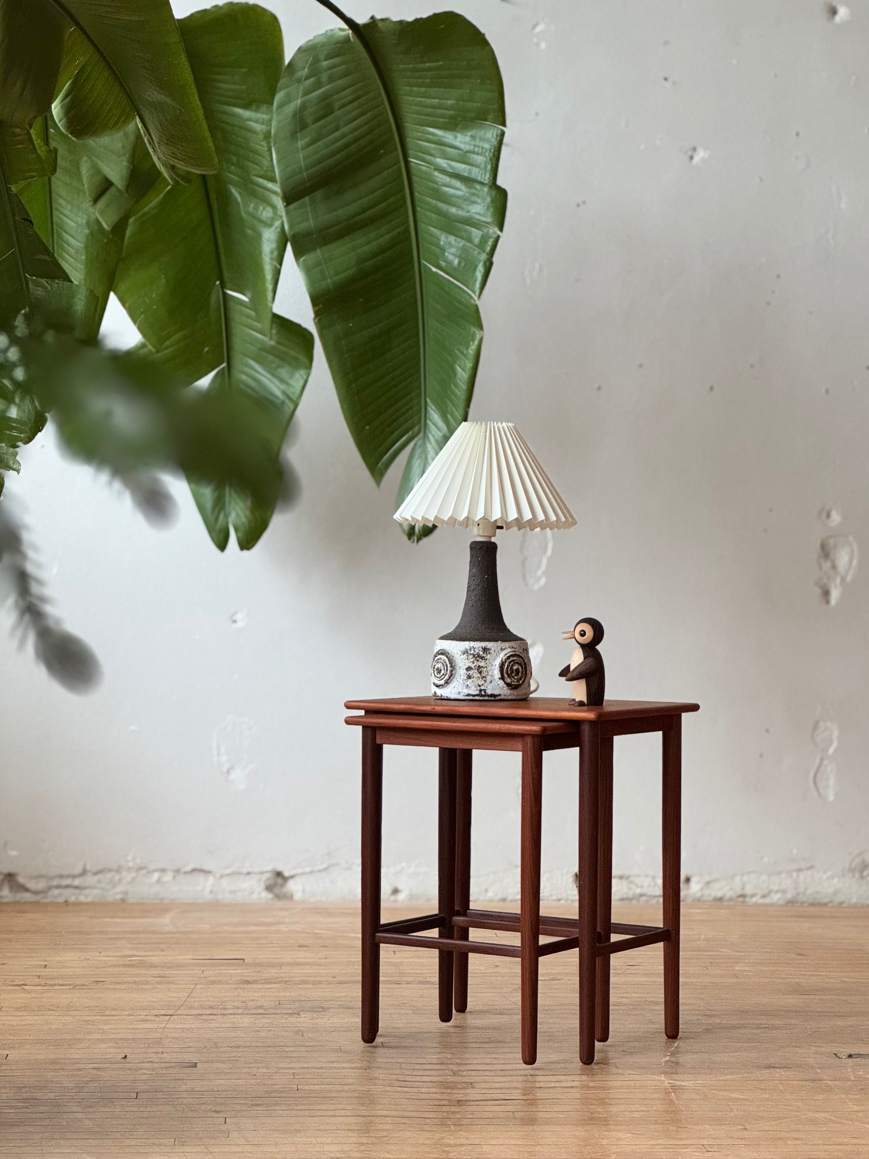 Danish ModernTeak Nesting Tables #2279
