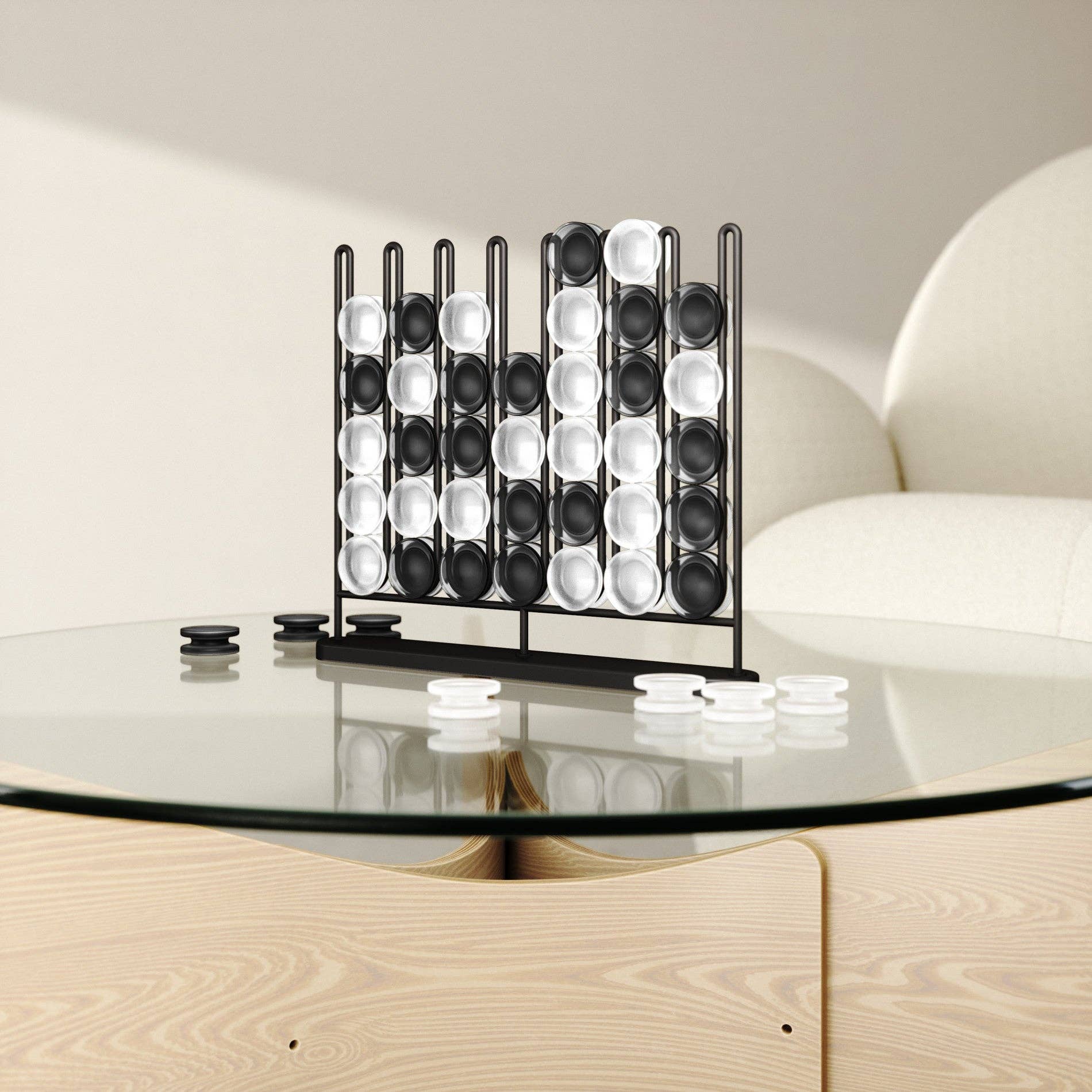 Connect 4 Game Stax 4 in a Row Home Decor Display