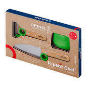 Le Petit Chef 3pc Knife Set: Green