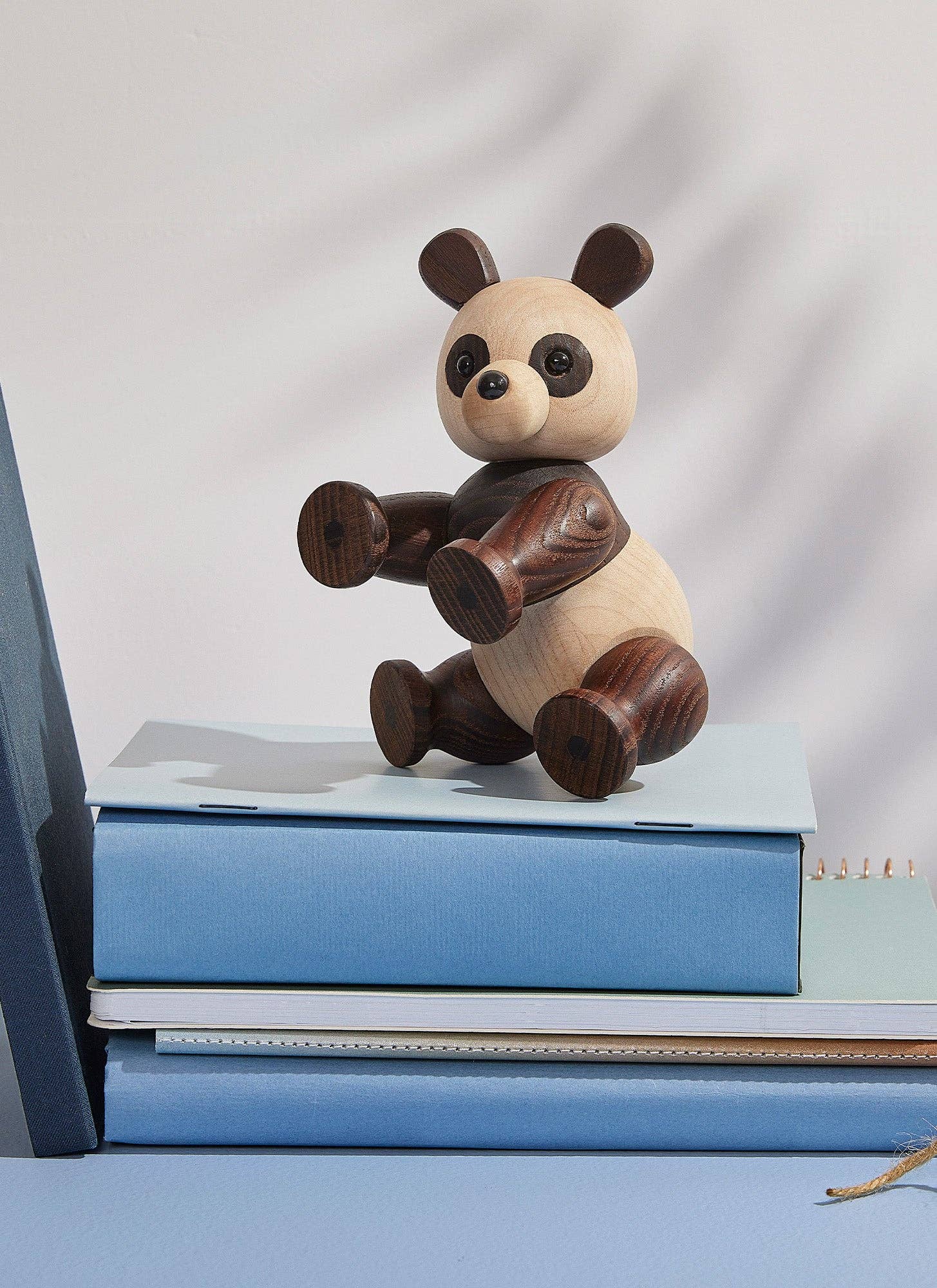 "Polly" Wooden Panda Figurine