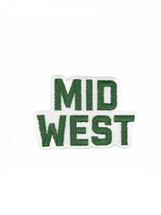 MIDWEST Embroidered Iron On Patch