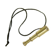 Polished Brass Telescope on Cord, 3"