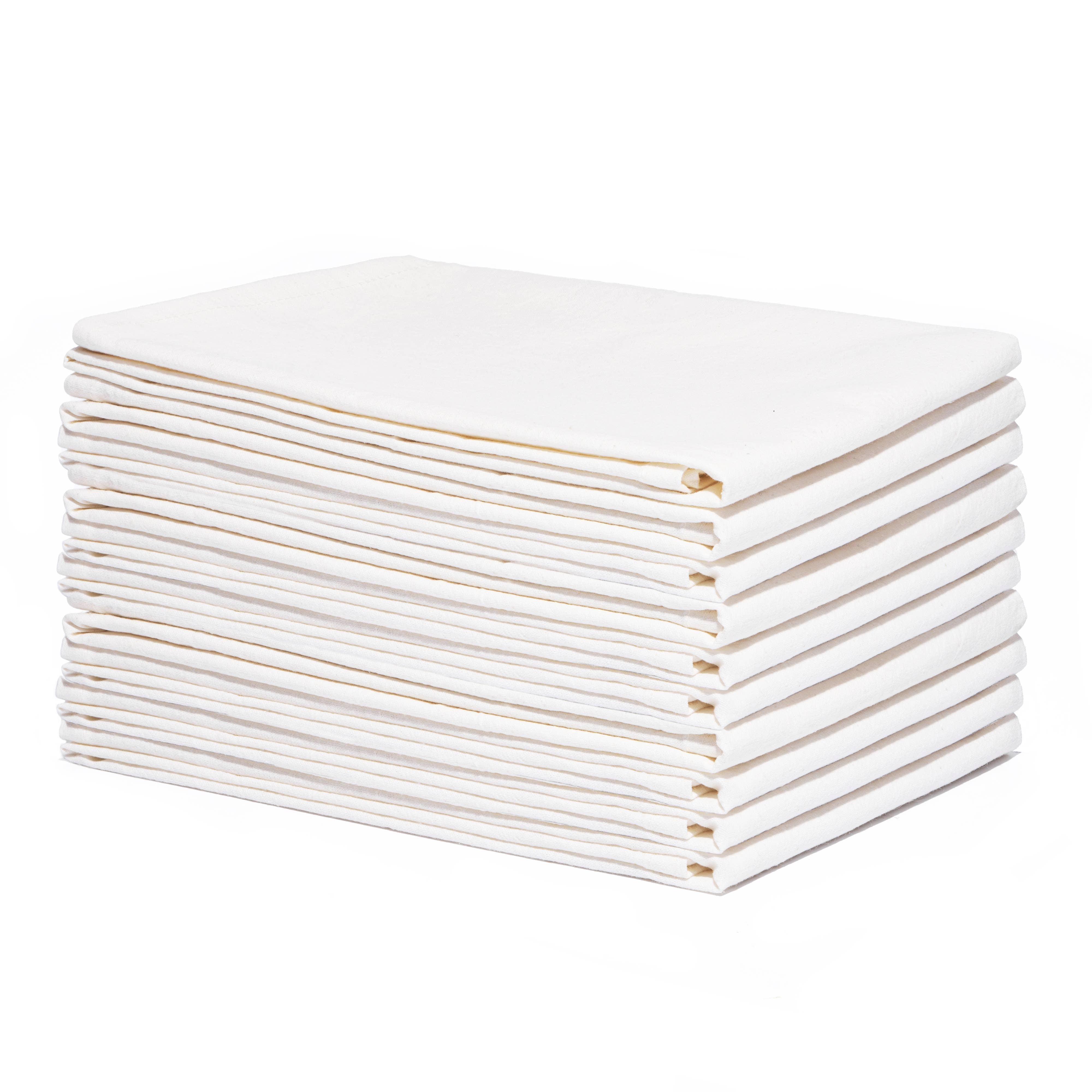 Natural Cotton Flour Sack Towels for Kitchen and Baking