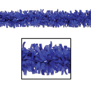 Tissue Garland Festooning: Royal Blue