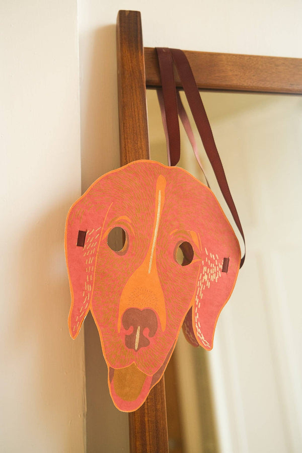 Dog Mask Greeting Card