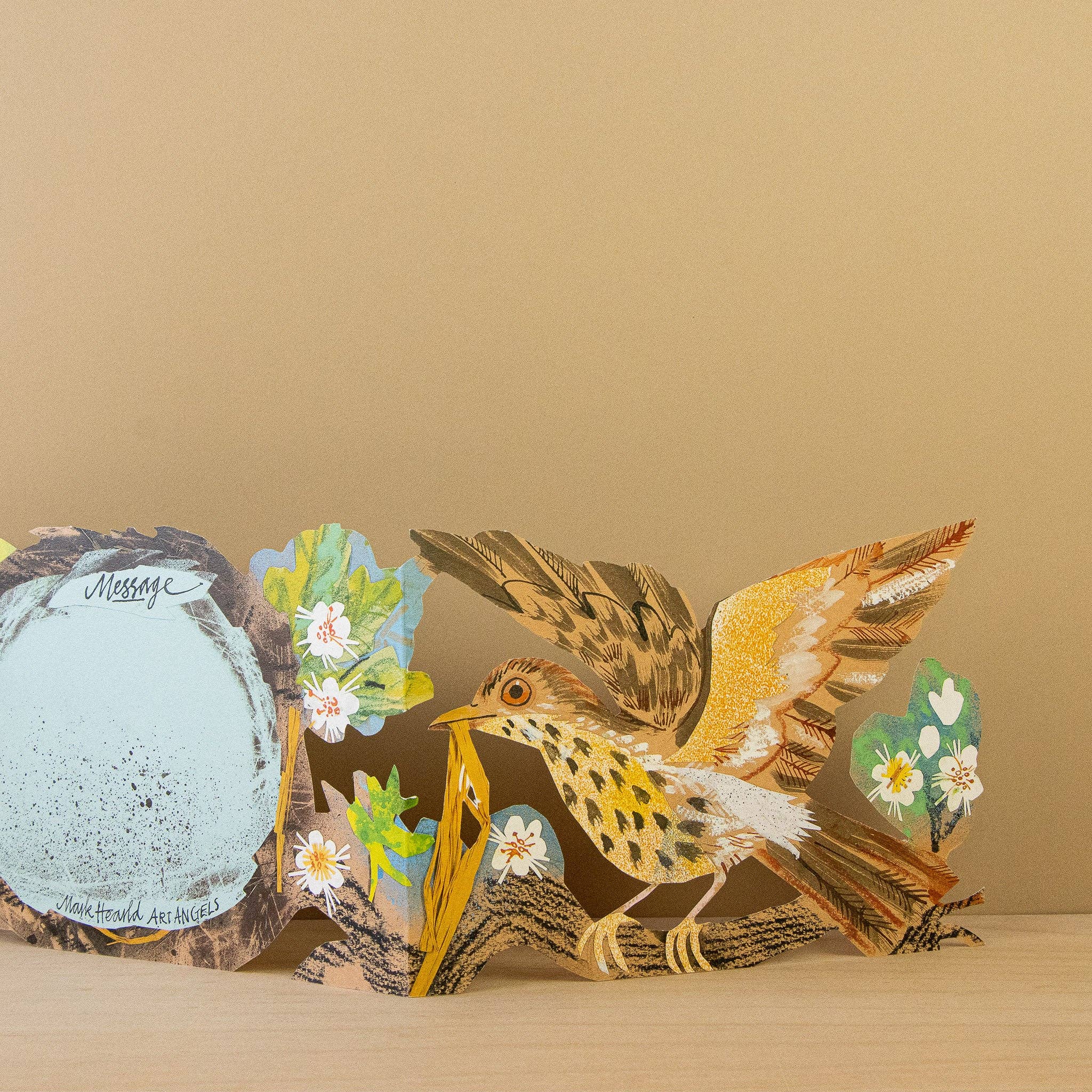 Three Fold Nest Die-Cut Greeting Card