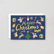 Merry Christmas Holiday Greeting Card
