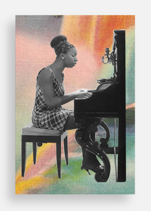 Nina Simone Postcard