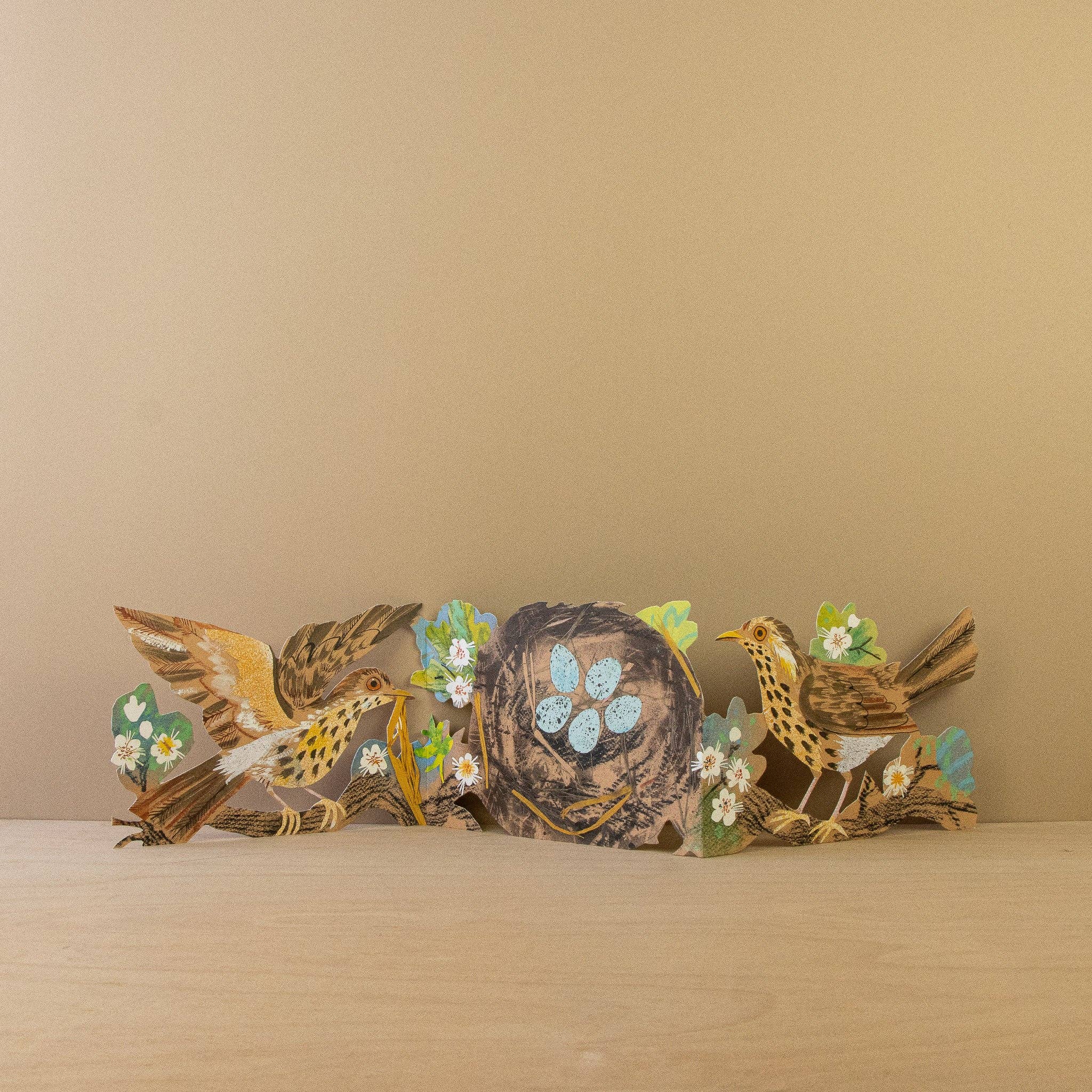 Three Fold Nest Die-Cut Greeting Card