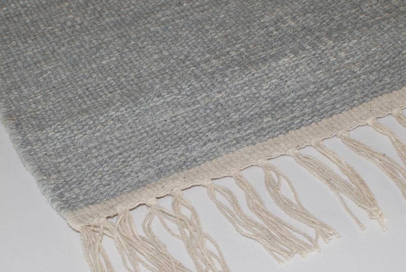 Cotton Rug | Melange Light Gray