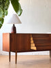 Mid-Century / Danish Modern Walnut Sideboard / Credenza Designed By Nils Jonsson For Troeds