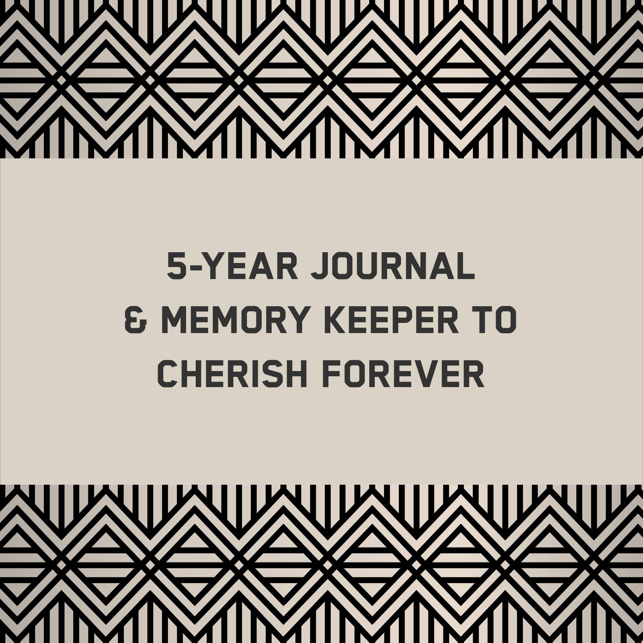 Canvas One Line a Day Journal: Charcoal