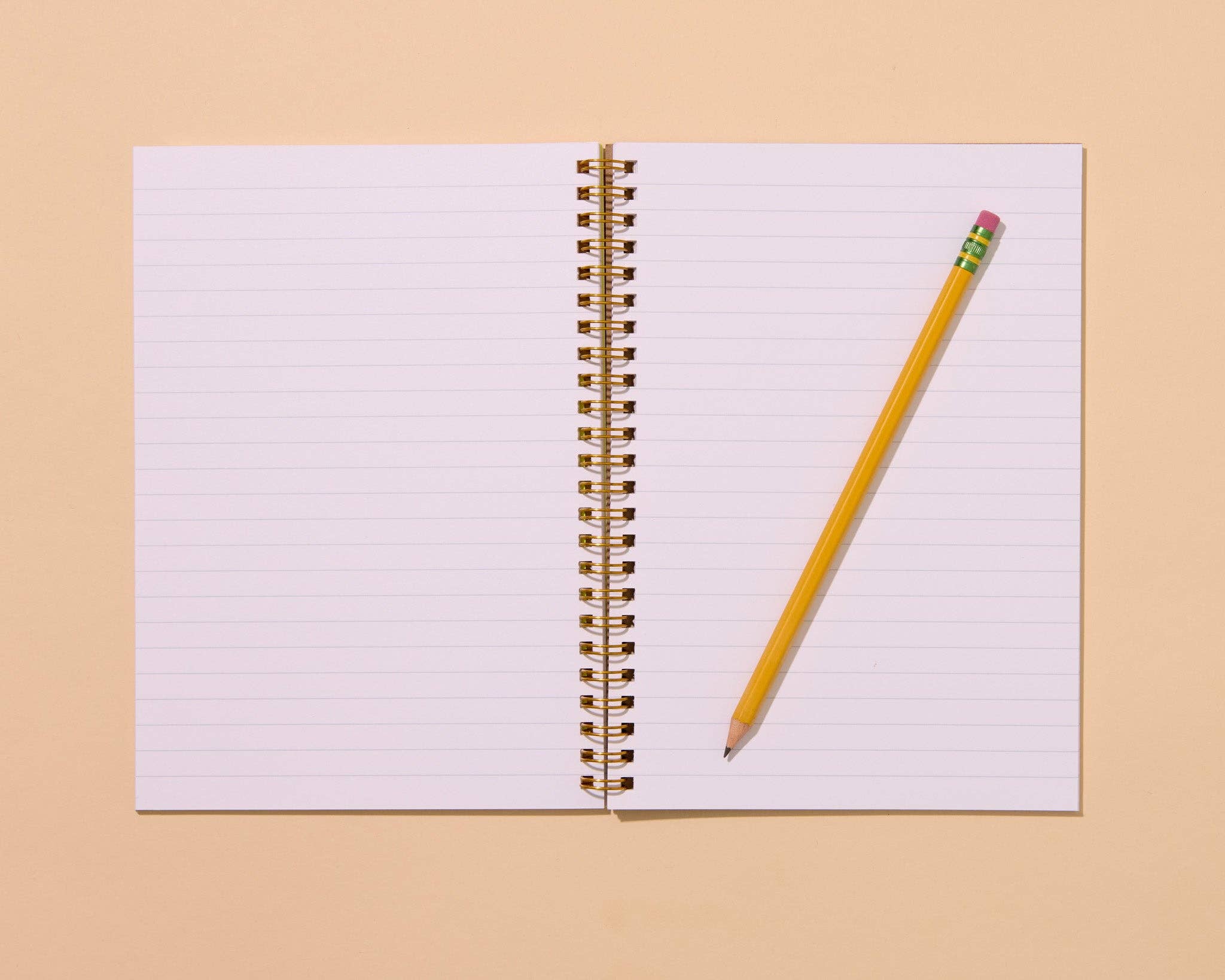 Letterpress A5 Spiral Notebook—Rainbow Trout