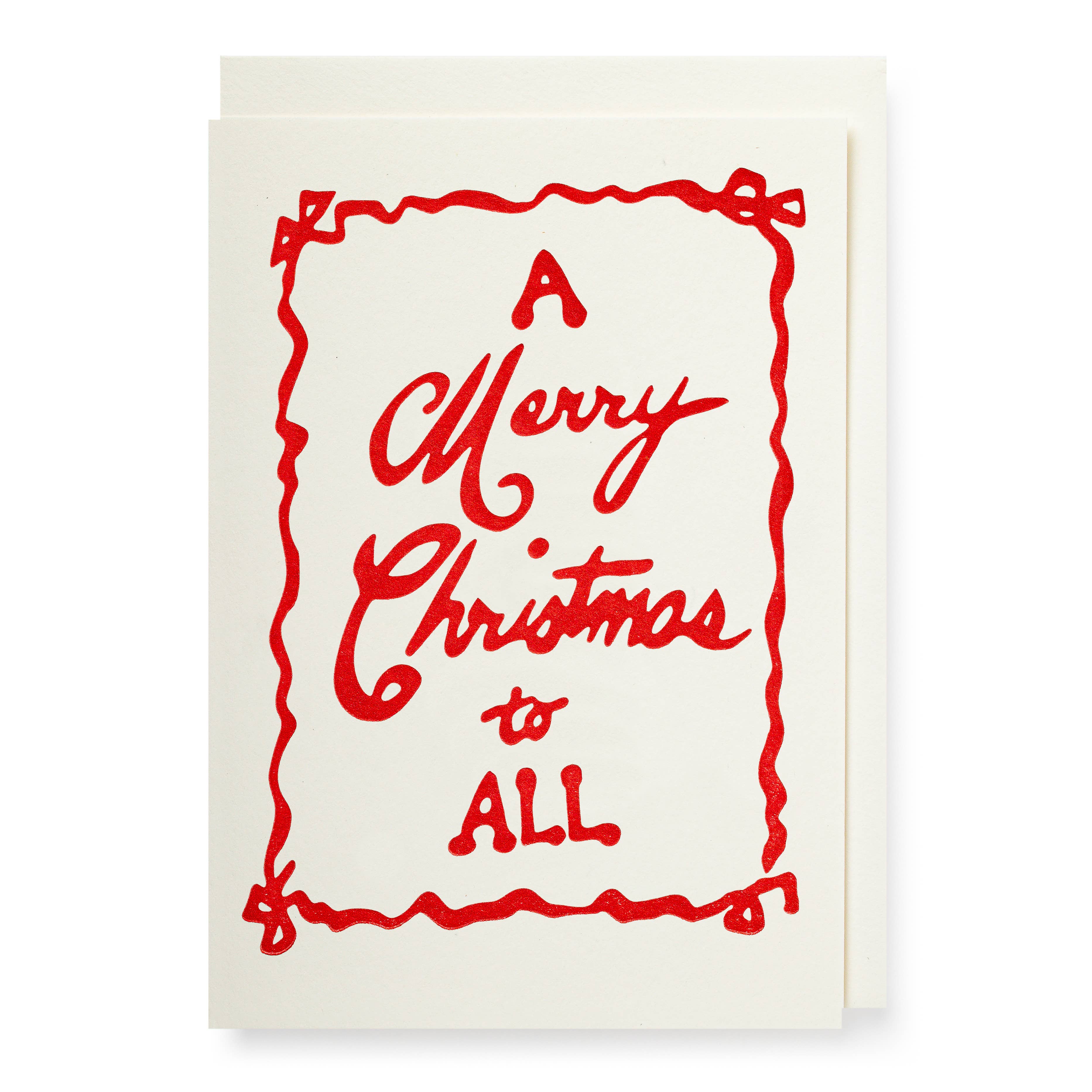 A Merry Christmas to All | Christmas Notelet Card🎄