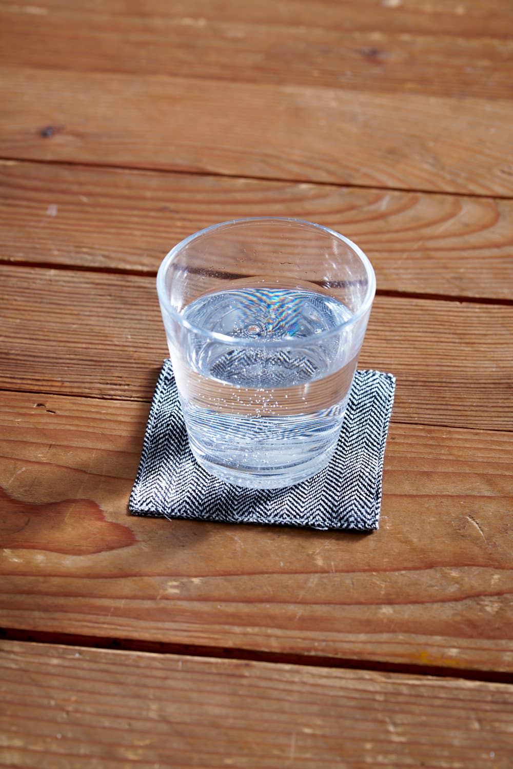 Linen Coaster: Herringbone