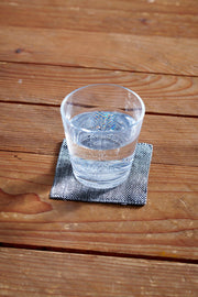 Linen Coaster: Herringbone