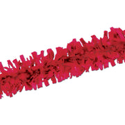 Tissue Garland Festooning: Red