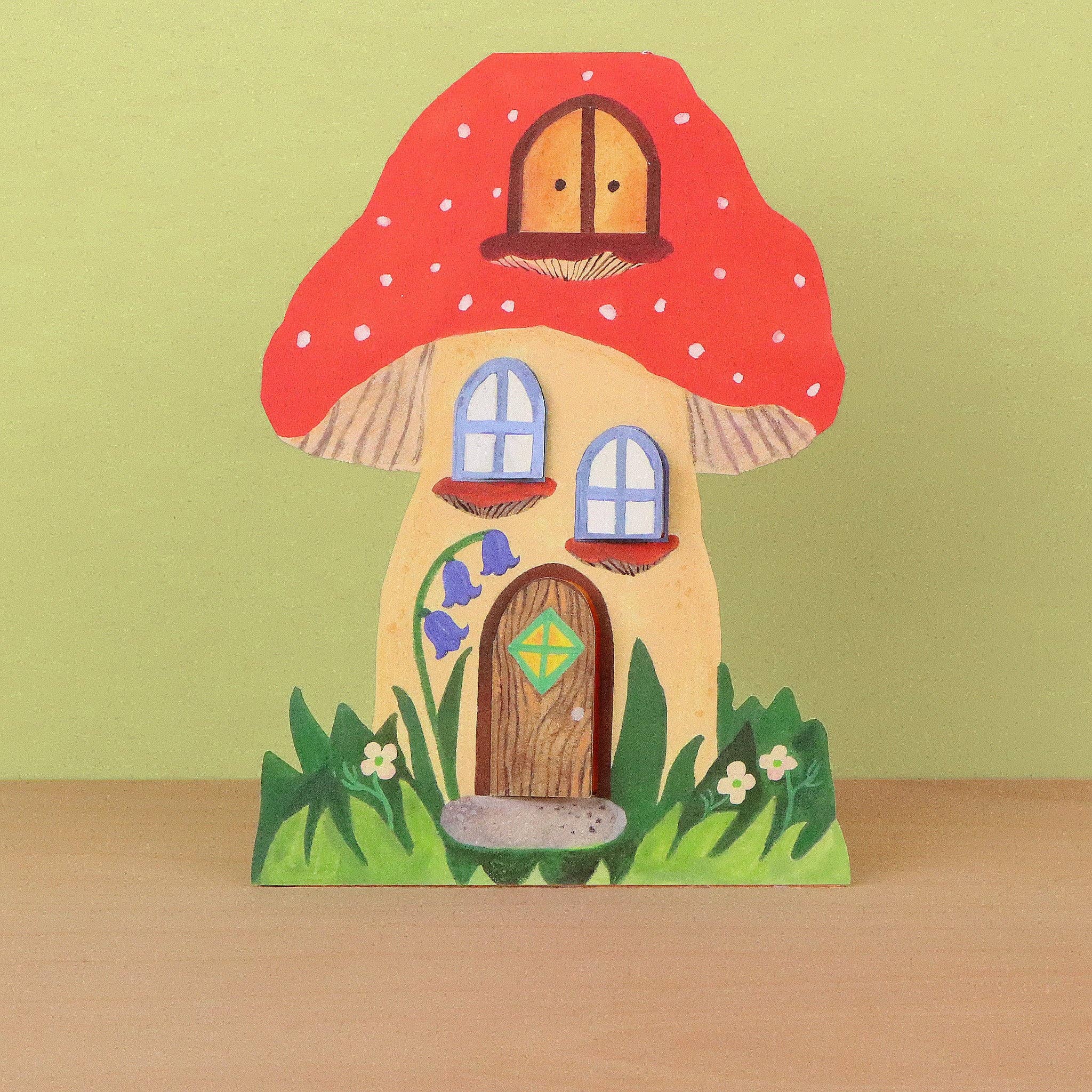 Toadstool Cottage Card
