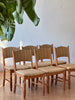 Set of 6 Danish Oak Dining Chairs by Henning Kjaernulf