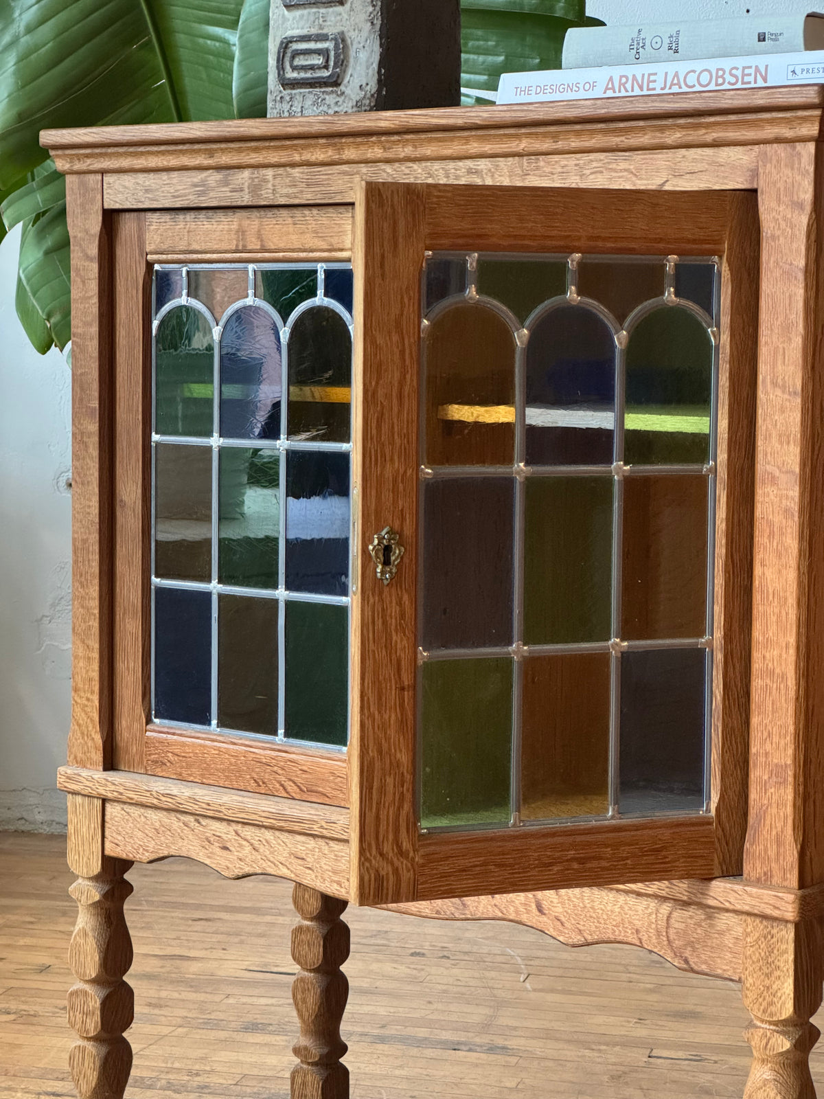 Oak & Glass Cabinet by Henning Kjaernulf