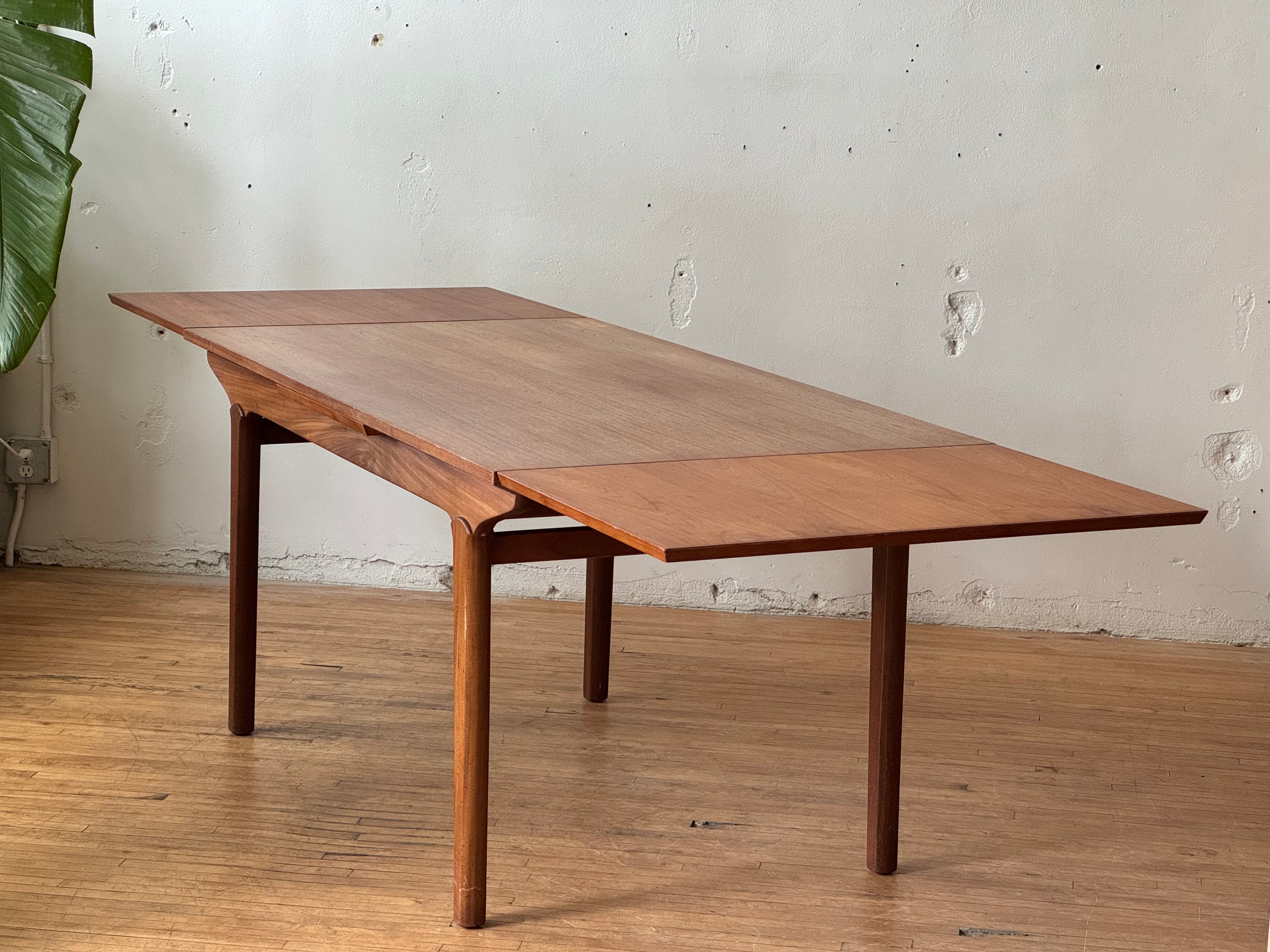 Danish Modern Teak Dining Table by Johannes Andersen #3673