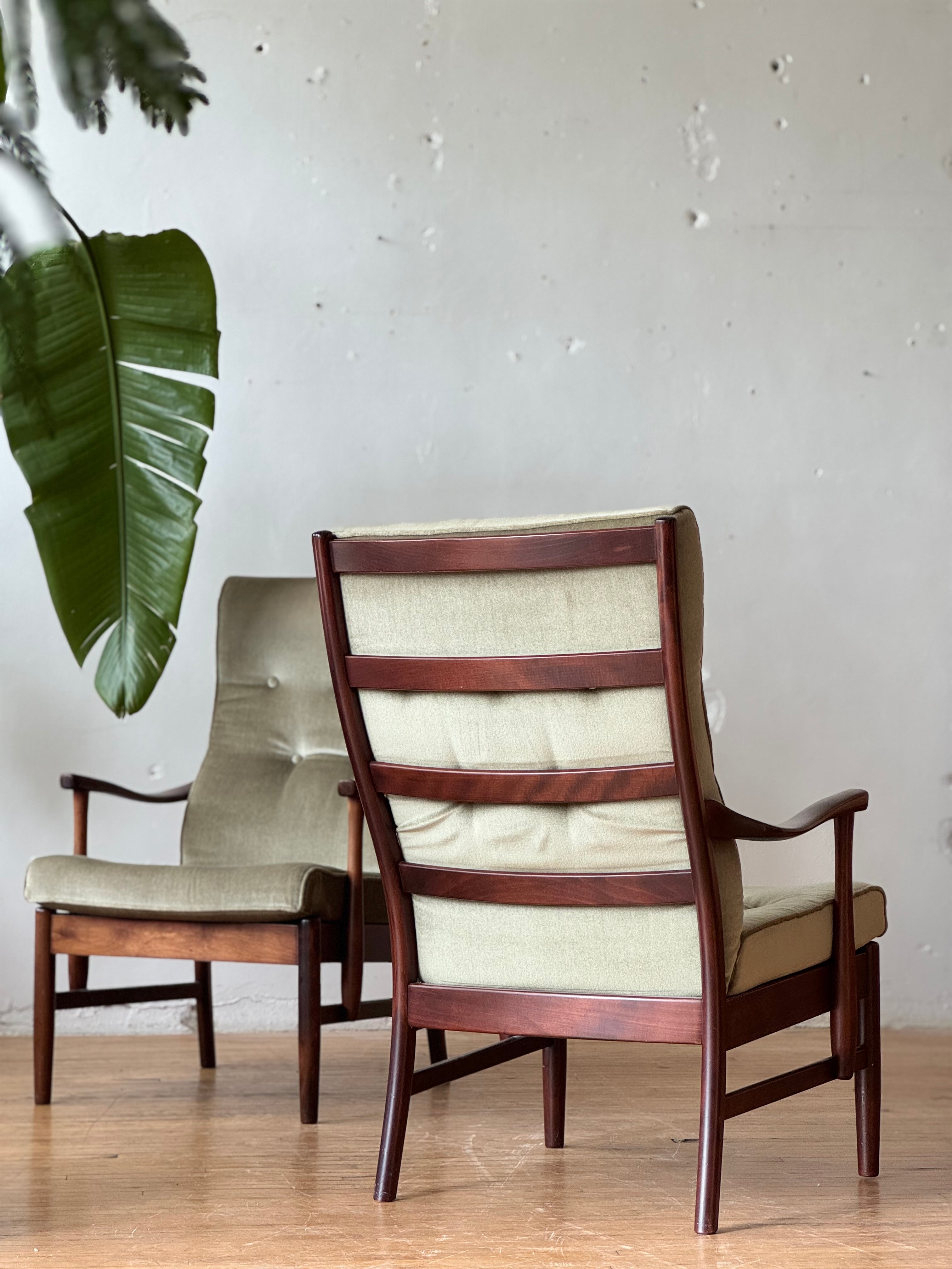 Danish Lounge Chair in Beech #3733