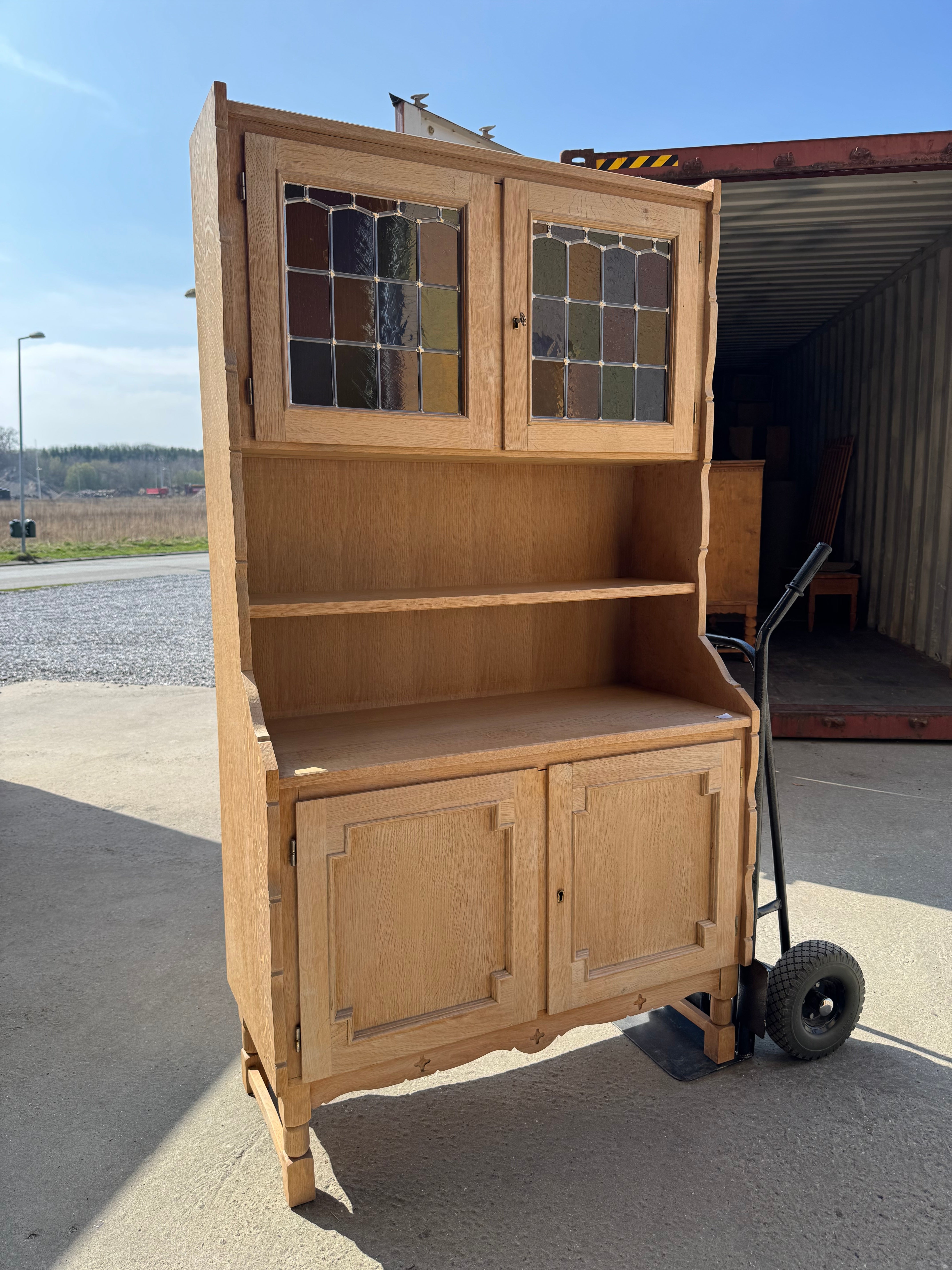 50% Deposit on Oak Bookshelf / Cabinet by Henning Kjaernulf